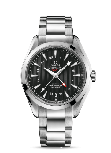 Omega Seamaster Aqua Terra 150M Co-Axial 43 GMT Stainless Steel / Black / Bracelet